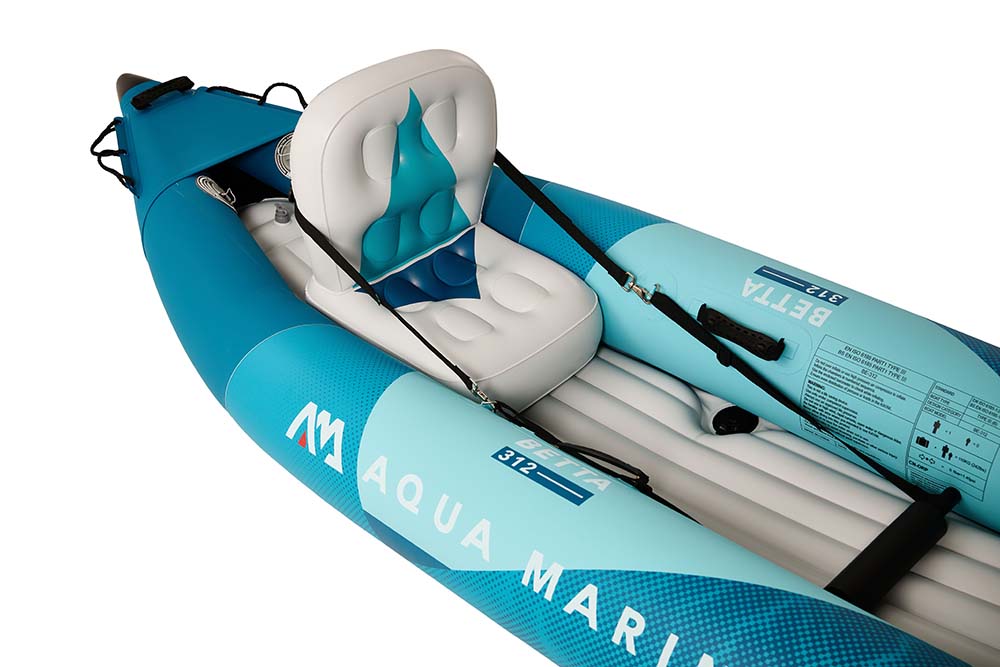 Каяк надувной одноместный с веслом Aqua Marina Betta-312 S22 Max65 — изображение 9