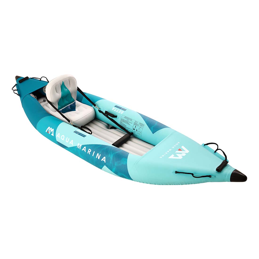 Каяк надувной одноместный с веслом Aqua Marina Betta-312 S22 Max65 — изображение 2