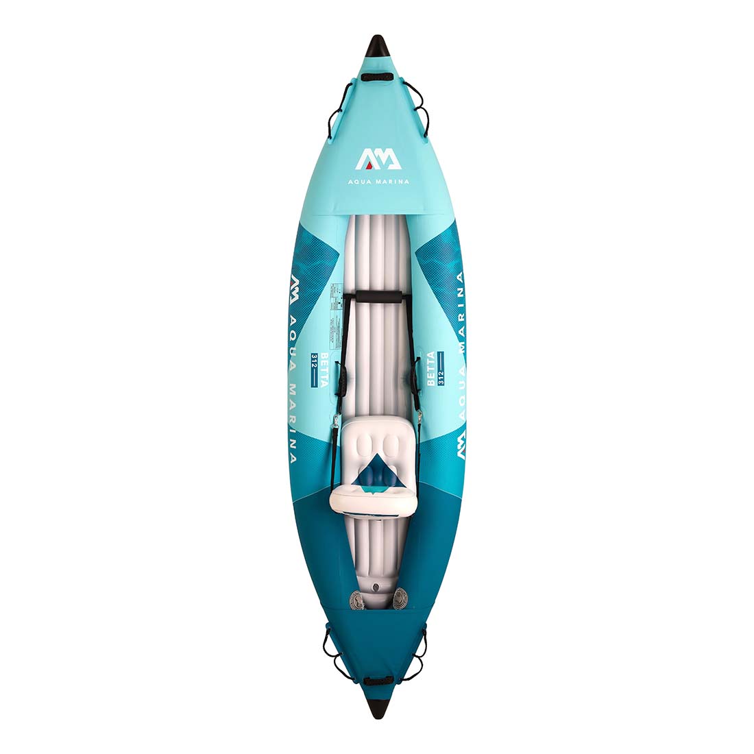 Каяк надувной одноместный с веслом Aqua Marina Betta-312 S22 Max65 — изображение 3