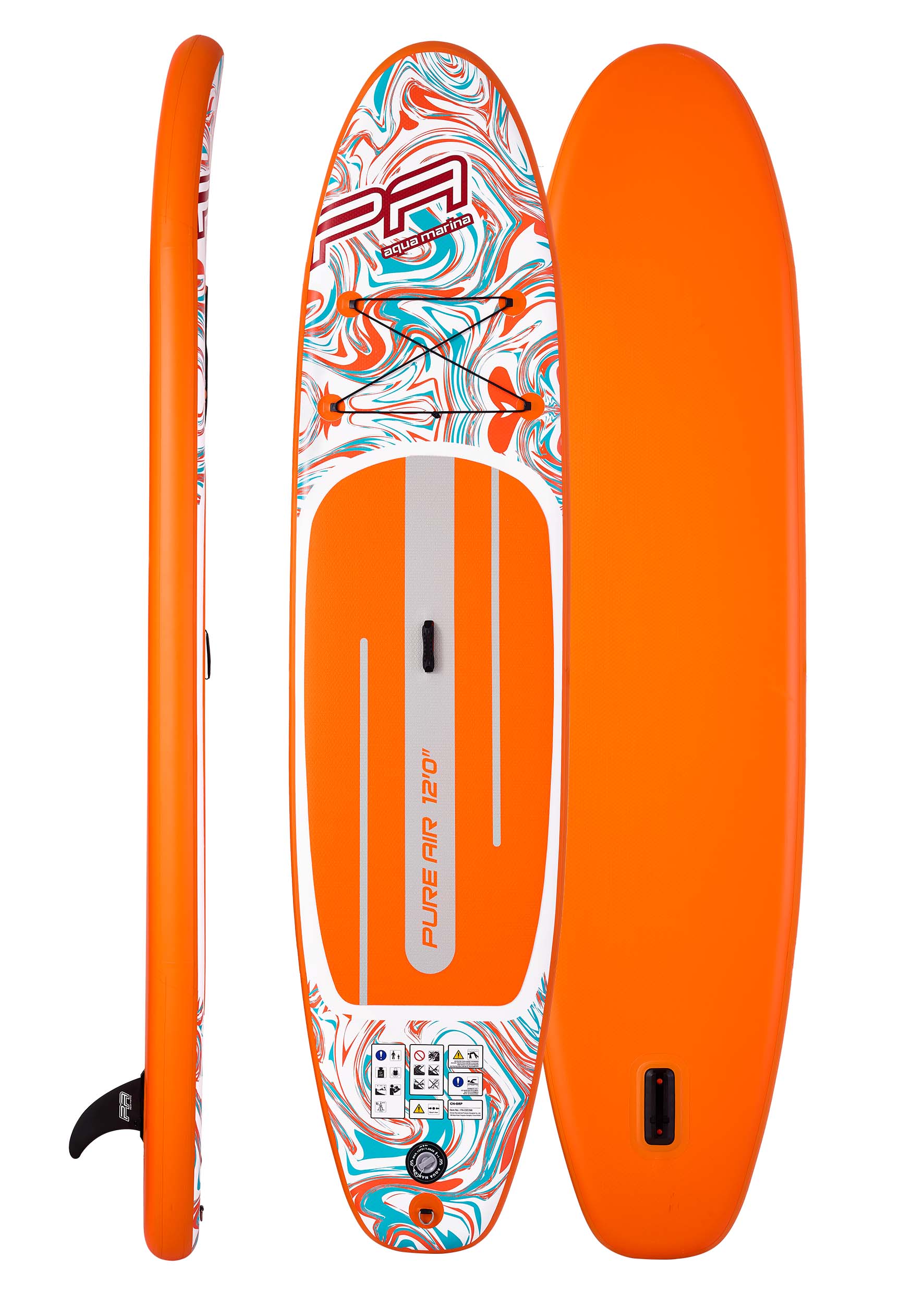 SUP-доска надувная с веслом Pure Air Coast 12'0" (Orange) S261
