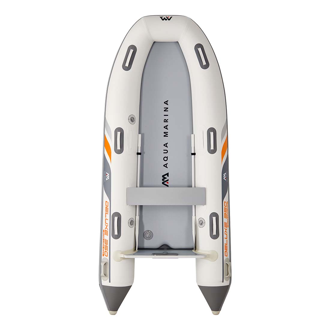 Лодка ПВХ с транцем под мотор Aqua Marina DELUXE U-TYPE Yacht Tender 3.5m with DWF Air Deck — изображение 3