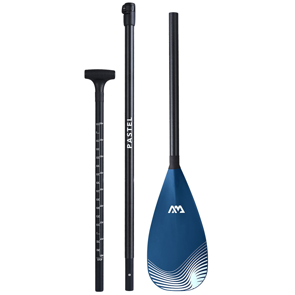 Весло для SUP-доски Aqua Marina PASTEL (Navy) Fiberglass/Carbon (3 PCS) Pro1 — изображение 4