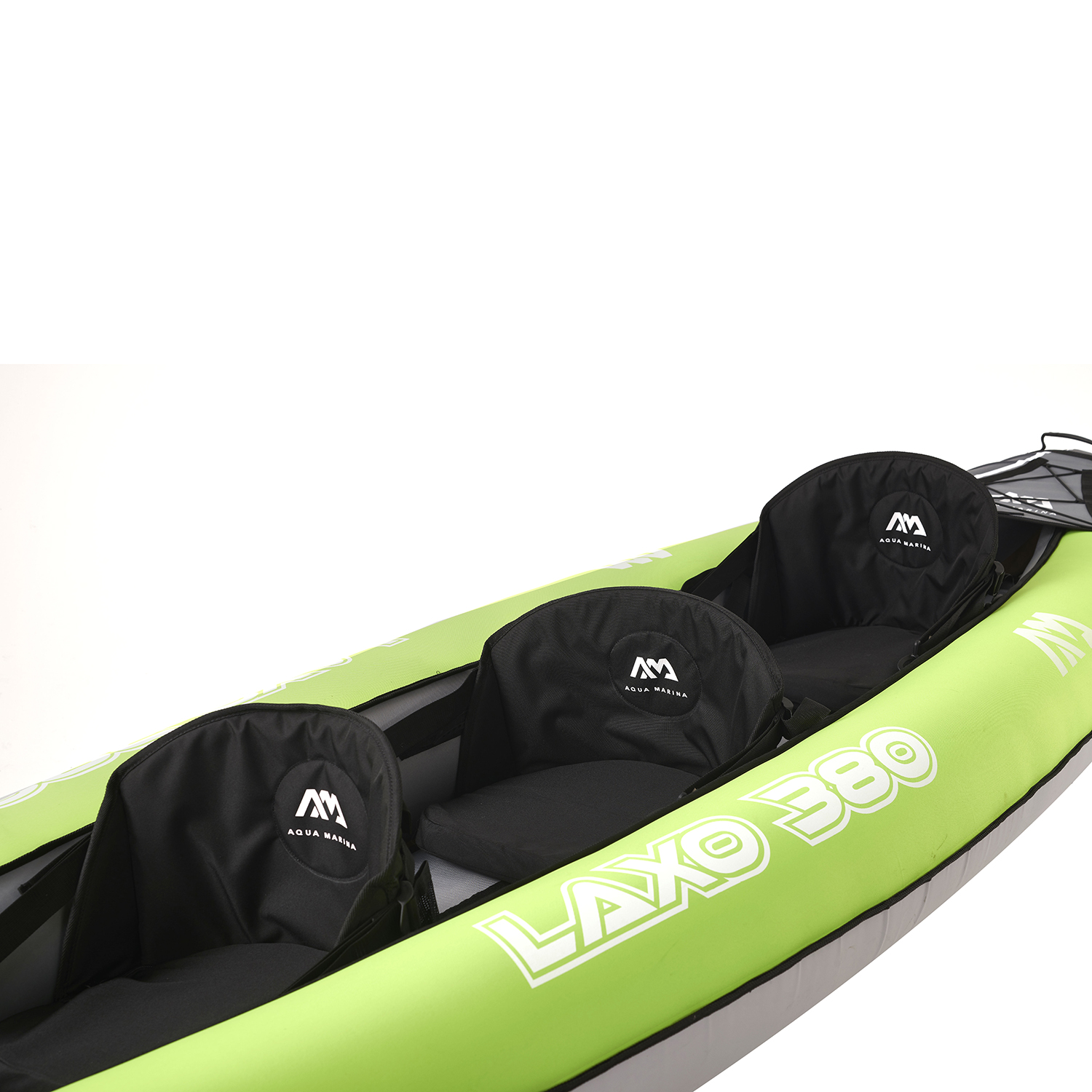 Каяк надувной трехместный с веслами Aqua Marina Laxo-380 S23S — изображение 4