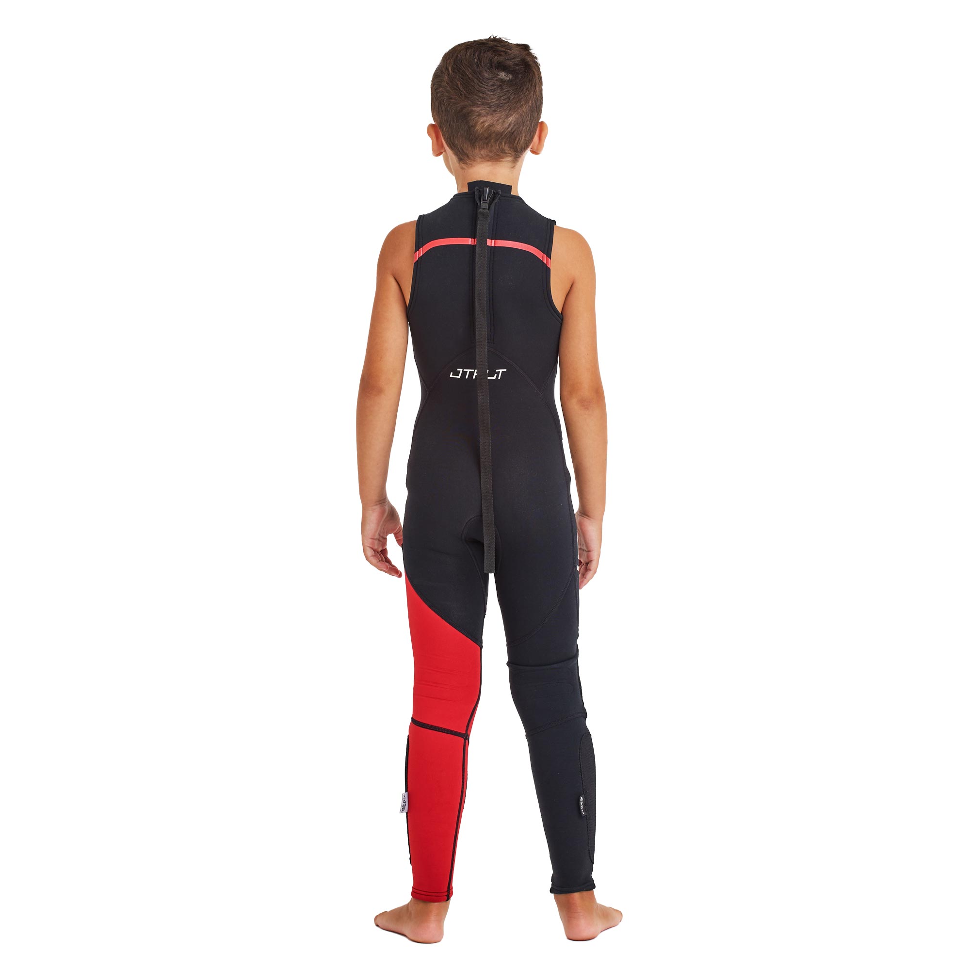 Гидрокостюм детский длинный без рукавов Jetpilot RX YOUTH RACE JOHN BLACK/RED (2501202, 140 cm) S2626 — изображение 3