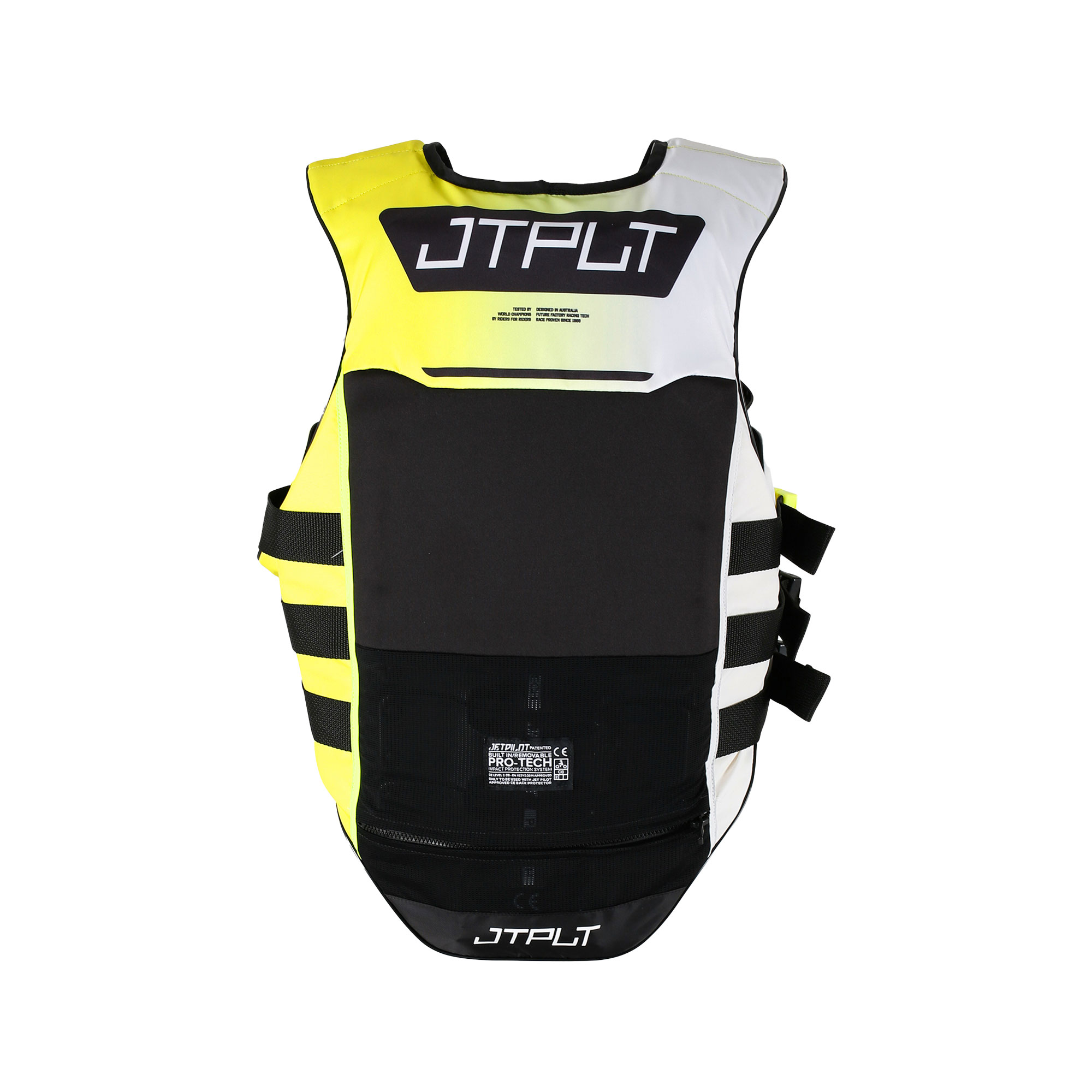 Спасательный жилет для гидроцикла неопрен мужской Jetpilot VAULT PROTECH S/E VEST Yellow (2601102, S/M) Sport22 — изображение 2