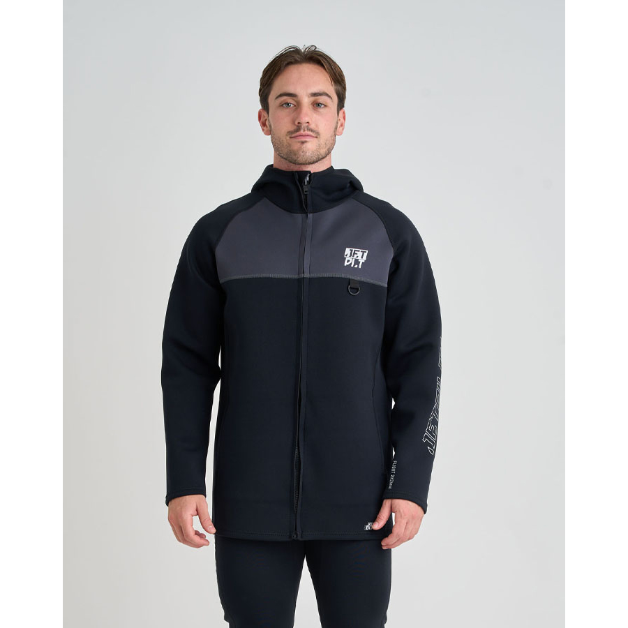 Гидрокуртка с капюшоном Jetpilot FLIGHT UNISEX TOUR COAT Black (2603302, S) S2513 — изображение 2