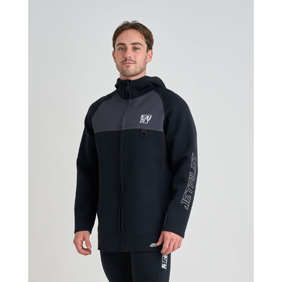 Гидрокуртка с капюшоном Jetpilot FLIGHT UNISEX TOUR COAT Black (2603302, S) S2513 — изображение 4