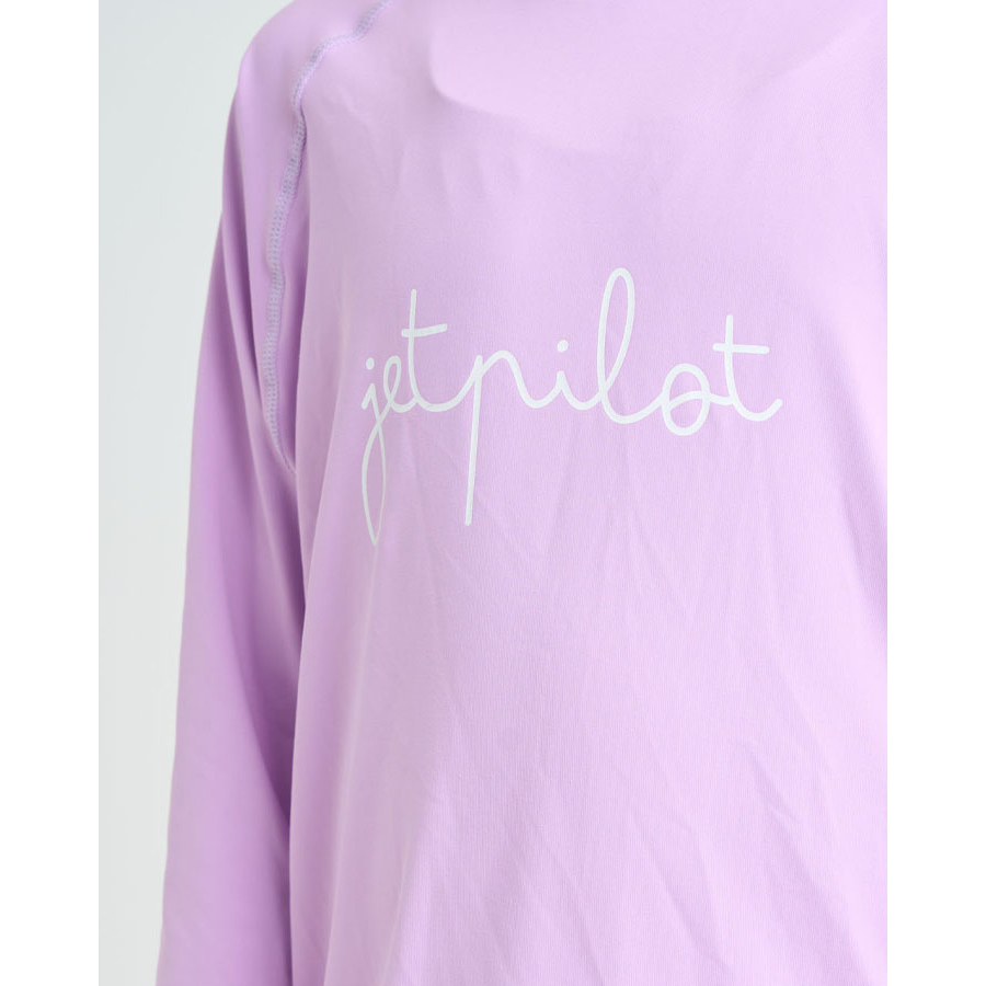 Гидромайка детская длинный рукав Jetpilot YOUTH GIRLS LS RASHIE Purple (2604801, 127cm) Air92 — изображение 4
