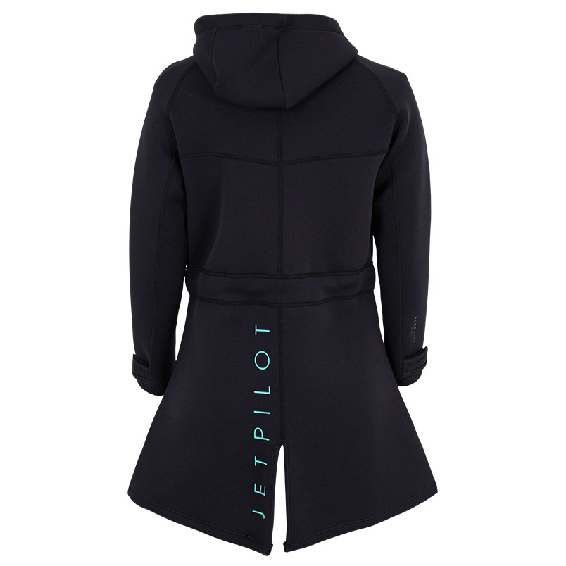 Гидрокуртка удлинённая жен. с капюшоном JP Ladies 2mm Ladies Venture Tour Coat (long) wms black S23 — изображение 3