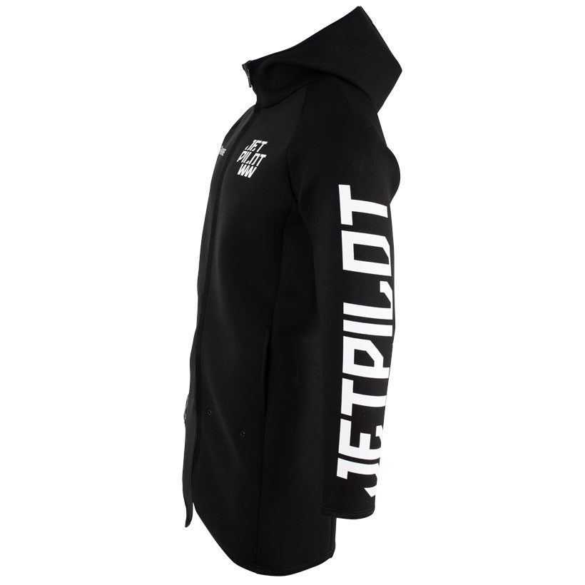 Гидрокуртка мужская с капюшоном Jetpilot Venture Long Tour Coat black S23 — изображение 3